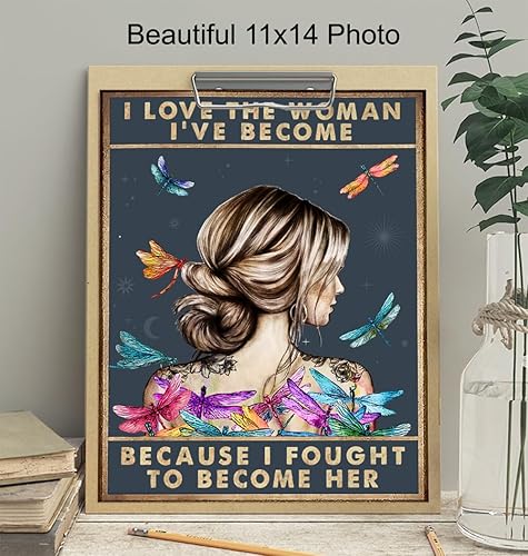 Miniatura 4 de Positive Quotes Inspiring Wall Art LARGE 11X14 - Inspirational Quotes - Motivational Wall Decor Poster - Encouragement Gifts for Women Teens Girls -