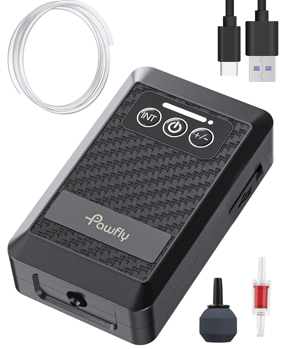 Aquarium Battery Powered Air Pump USB Rechargeable Oxygen Pump for Fish Tanks Portable Quiet Live Bait Aerator Pump for Outdoor Fishing, Power Outage and Fish Transportation 25/40GPH