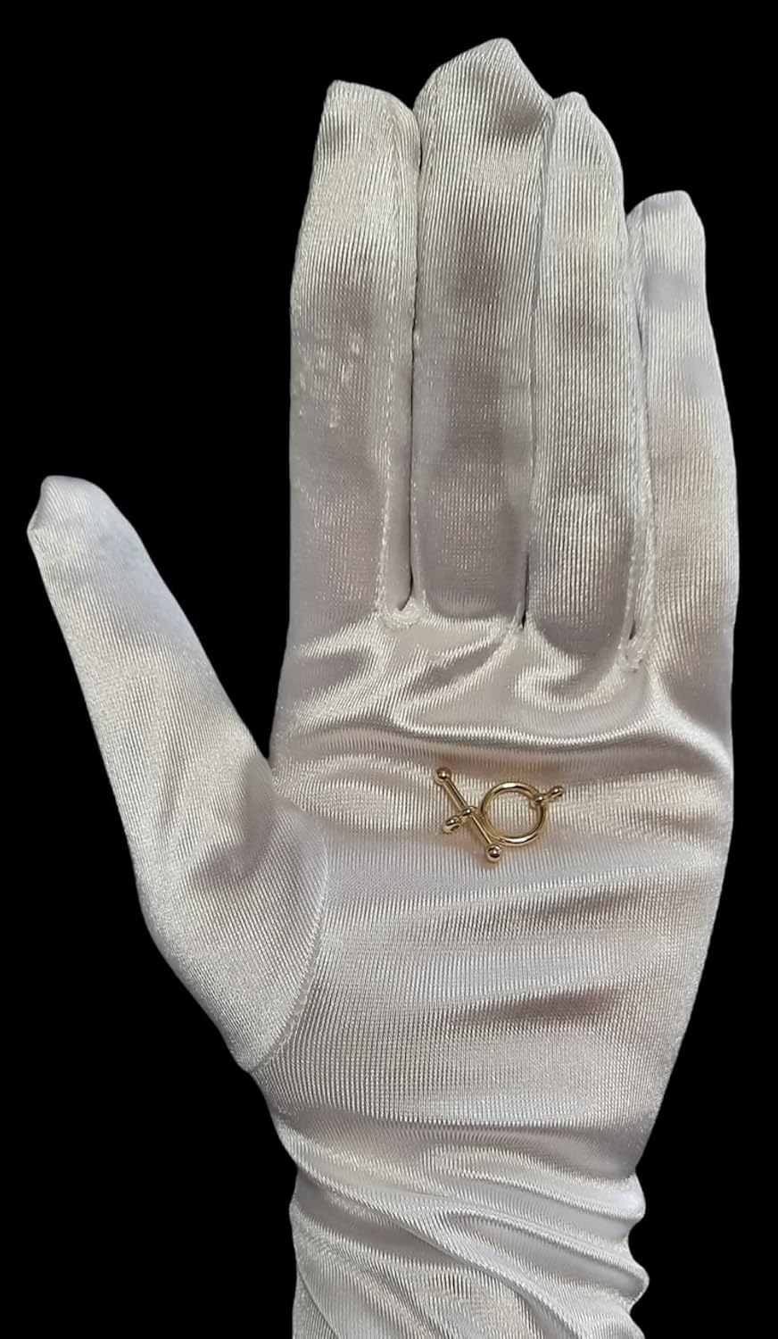 14.9MM 14K Solid Yellow Gold Ball-End Toggle Clasp Ring and Bar Made in USA by CRAFT WIRE