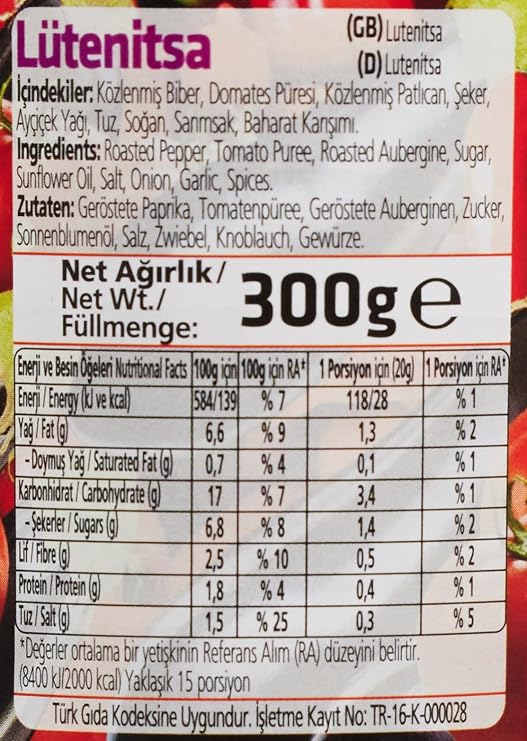 Penguin Lütenitsa Balkan Sauce 300 Gr