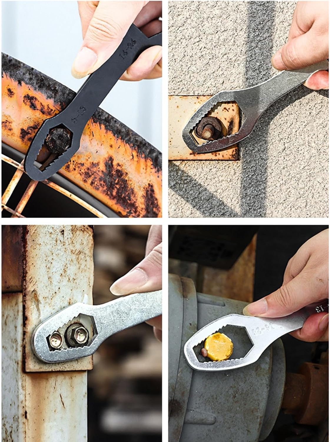 Multifunctional Double End Box Wrench Hexagon Double End Solid Wrench Screw Nut Tool For Professional Repair Accessories