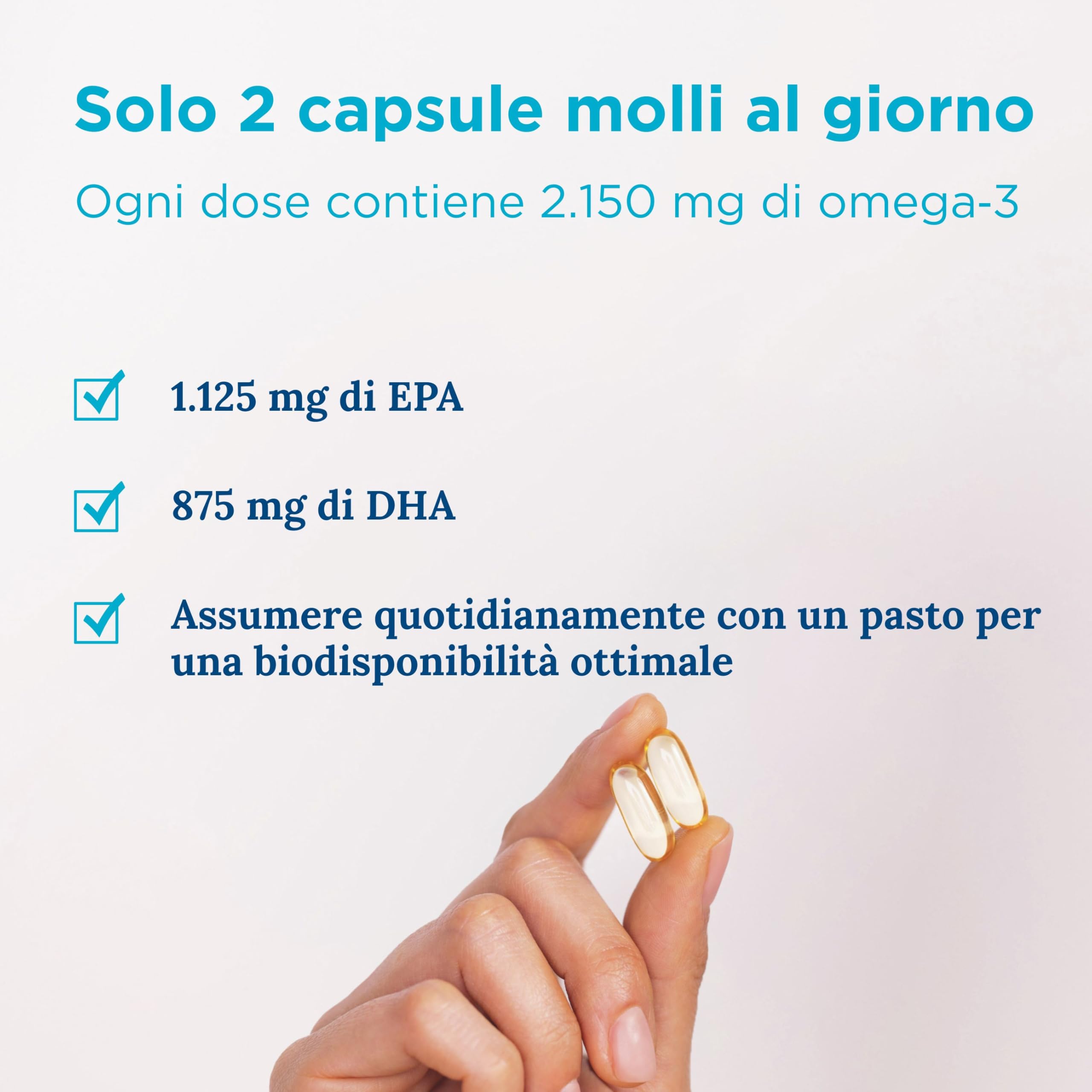 Nordic Naturals Ultimate Omega 3 2X, integratori di olio di pesce ad alta concentrazione da 2150 mg di Omega-3 con EPA e DHA, 120 softgel, gusto limone, senza soia, senza glutine