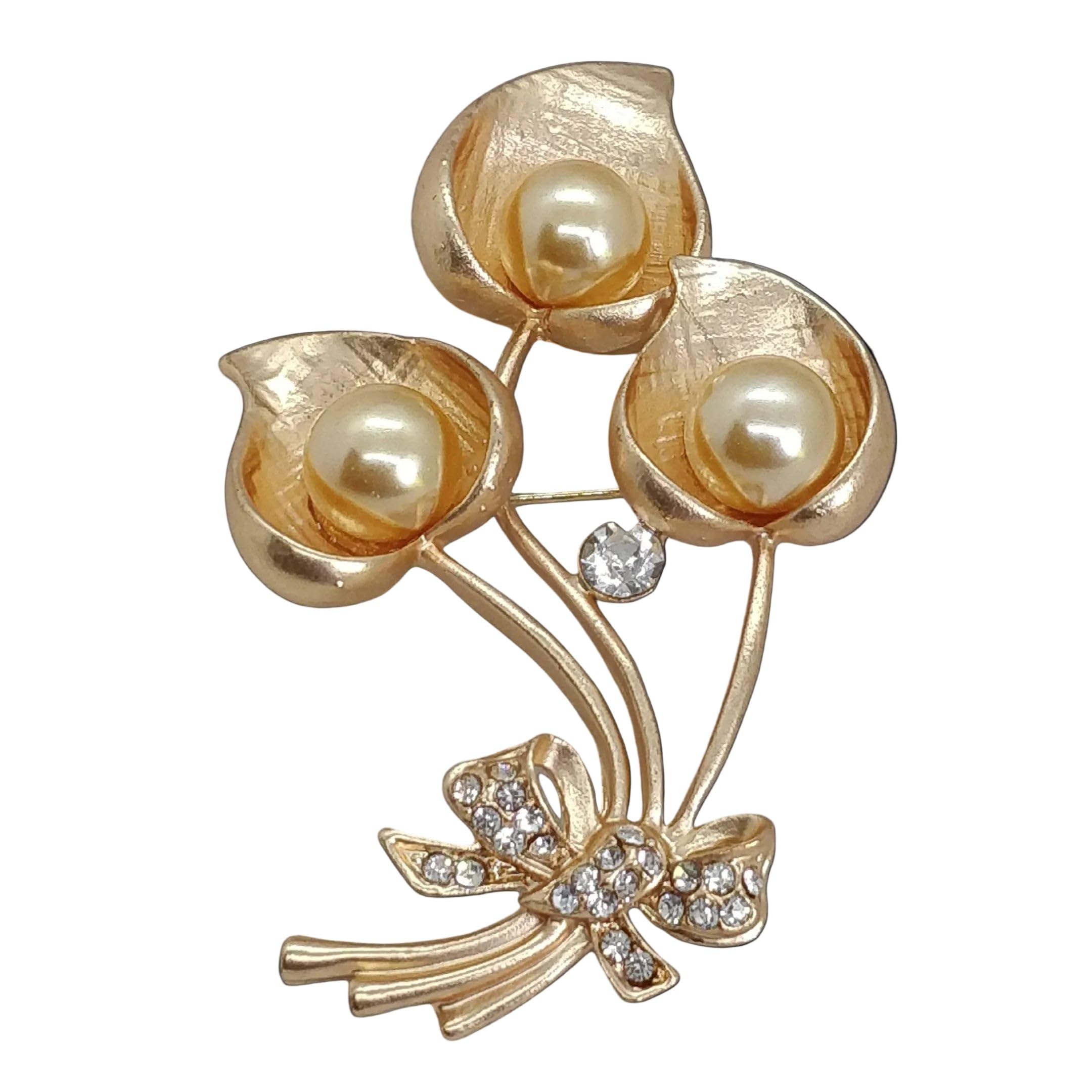 Pearly Princess Ladies Brooch Pearl Studded Fashion Jewelry Pin Elegant Decorative Clothing Accessory for Saree Dress Coat and Scarf-image-8
