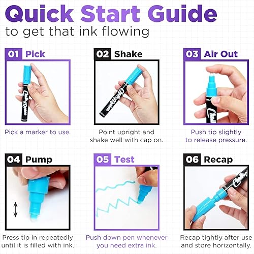 Miniatura 7 de Marcadores de tiza metálica