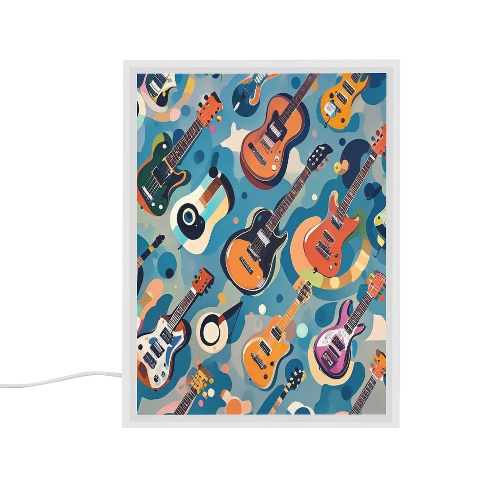 Espejo de tocador FekiLoot con luces led y diseño rockero para tu escritorio