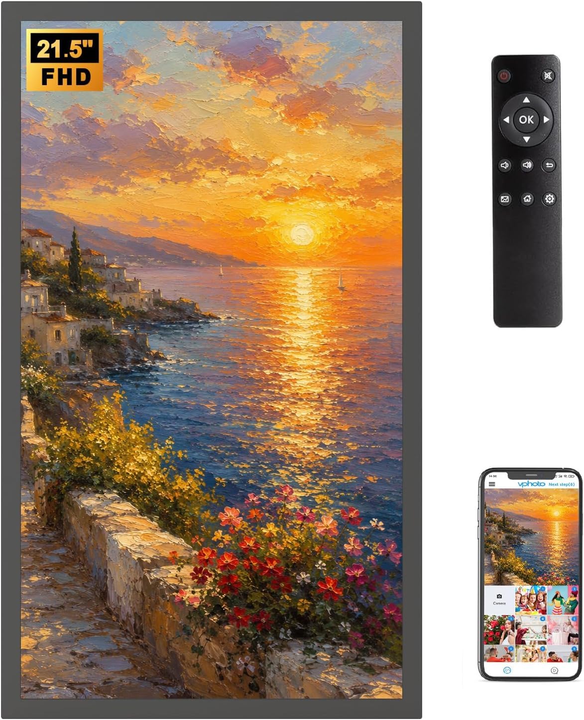 Photo 1 of ***FACTORY SEALED - OPENED FOR INSPECTION***FULLJA 21.5" Digital Photo Frame