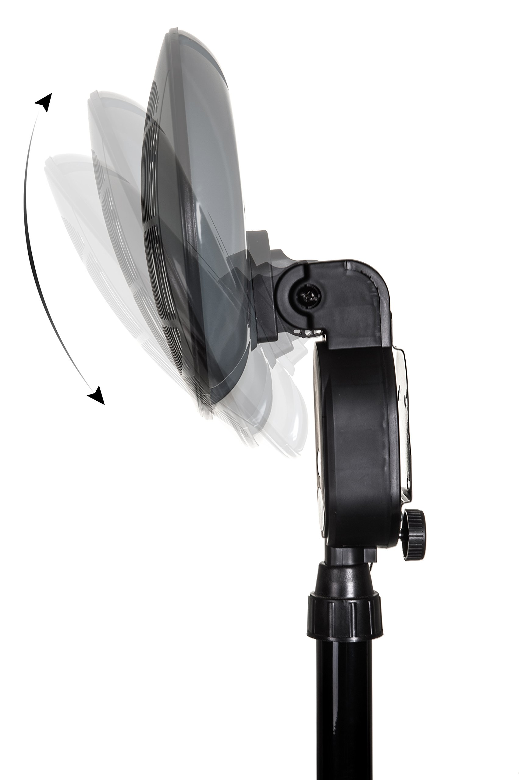 LIVIVO 2KW Outdoor Free Standing Quartz Electric Garden Patio Heater 2000w Waterproof 3 Power