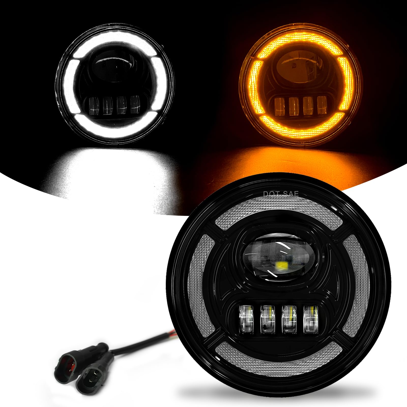 Photo 1 of Daikokuya Led Fog Lights with DRL/Turn Signal for Ford F150 2006 2007 2008 2009 2010 2011 2012 2013 2014 Bumper Driving Fog Lamp