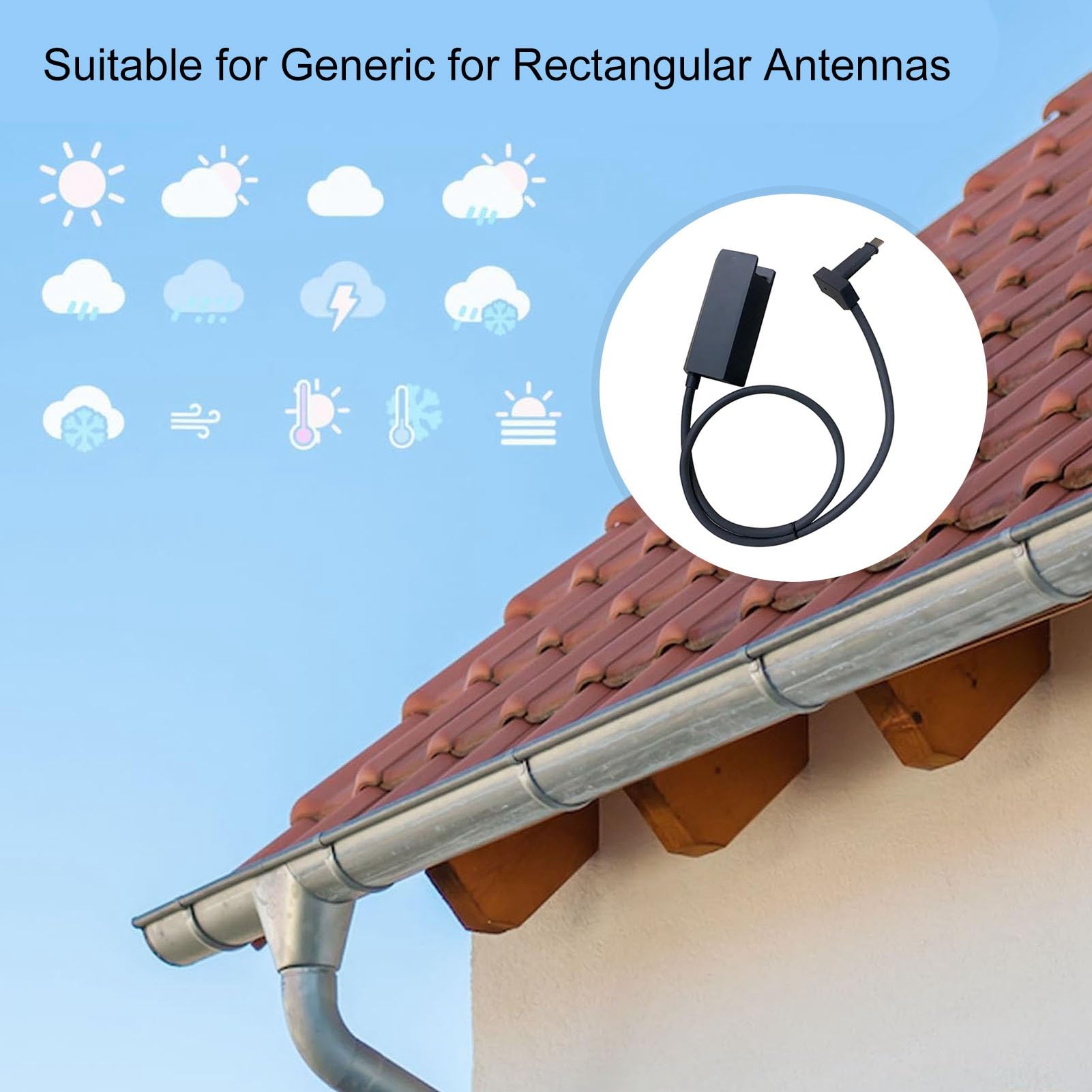 Adattatore Ethernet per Satellite Internet V2, Adattatore Cavo Satellitare Rettangolare con Connessione di Rete Stabile per Accessori