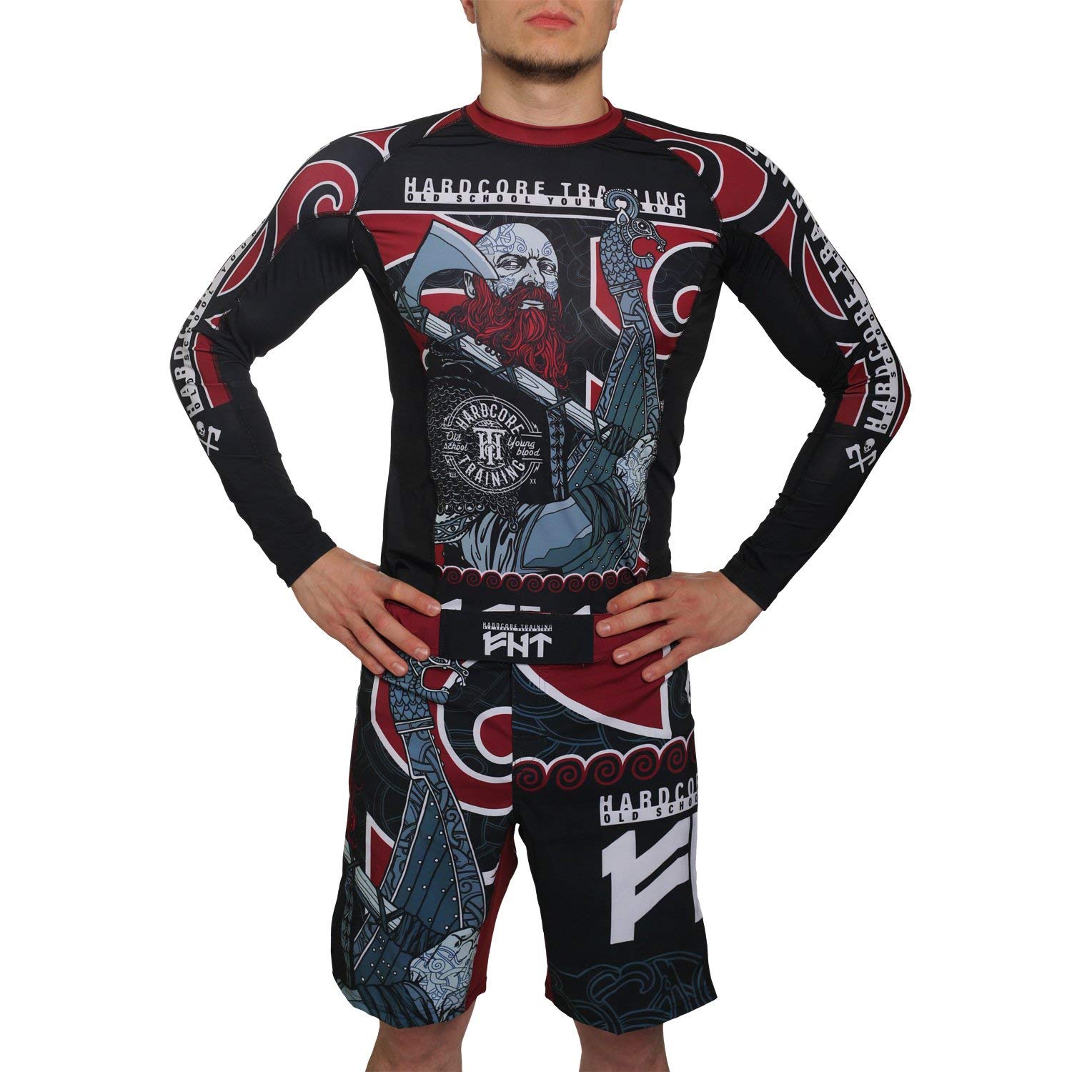 Hardcore Training Rash Guard Camisa para Hombre
