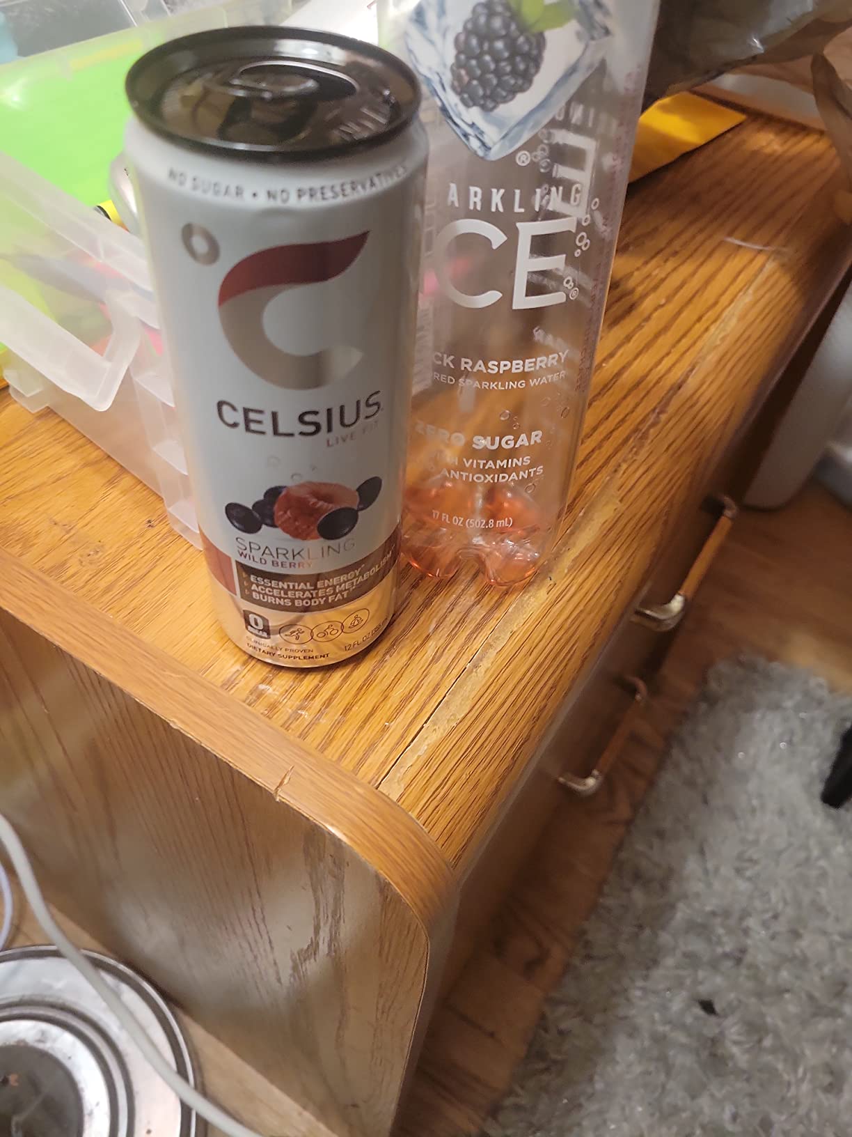 Sparkling ICE, Black Raspberry Sparkling Water, Zero Sugar Flavored Water, with Vitamins and Antioxidants, Low Calorie Beverage, 17 fl oz Bottles (Pack of 12) photo review