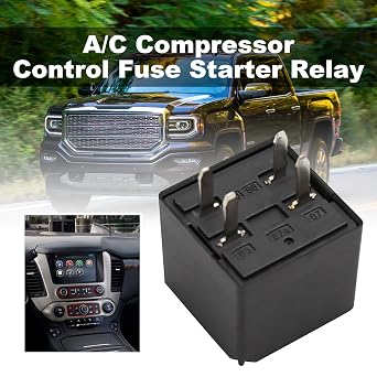 15328864 4 Pin 12V Relay Replacement for Chevy GMC GM Buick A/C Compressor Control Fuse Starter Relay 12193604 96190189 D1741C