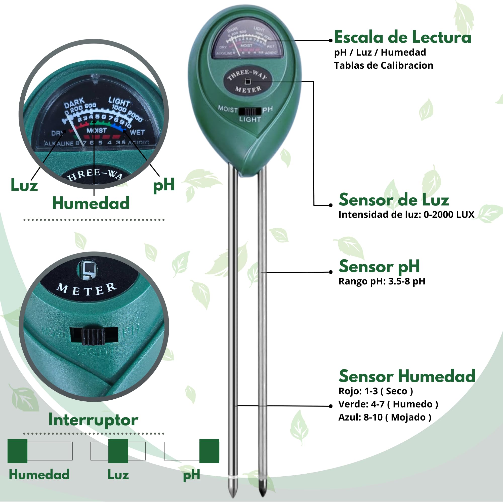 Kit Jardinería 14 Piezas con Bolsa,Herramientas de Jardinería de Acero Inoxidable, Tijeras de Podar SK5, Medidor de Humedad, Guantes y Rodilleras – Set Jardinería para Huerto Urbano y Regalo