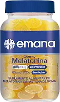 Emana Gummy de Melatonina Desplug Zero Açúcar Sabor Maracujá 60 Gomas - Pote 150g