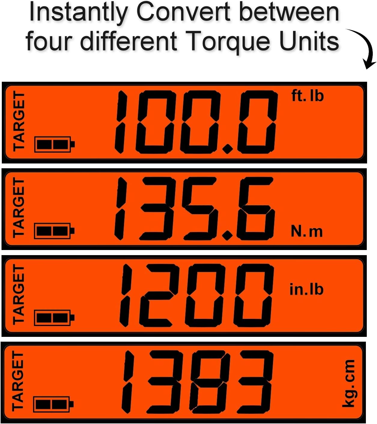 Bеѕt Quаlіtу 🔥 eTORK 3/8-Inch Drive Click Style Electronic Torque Wrench (10-100 ft.-lb./13.6-135.6 N.m)