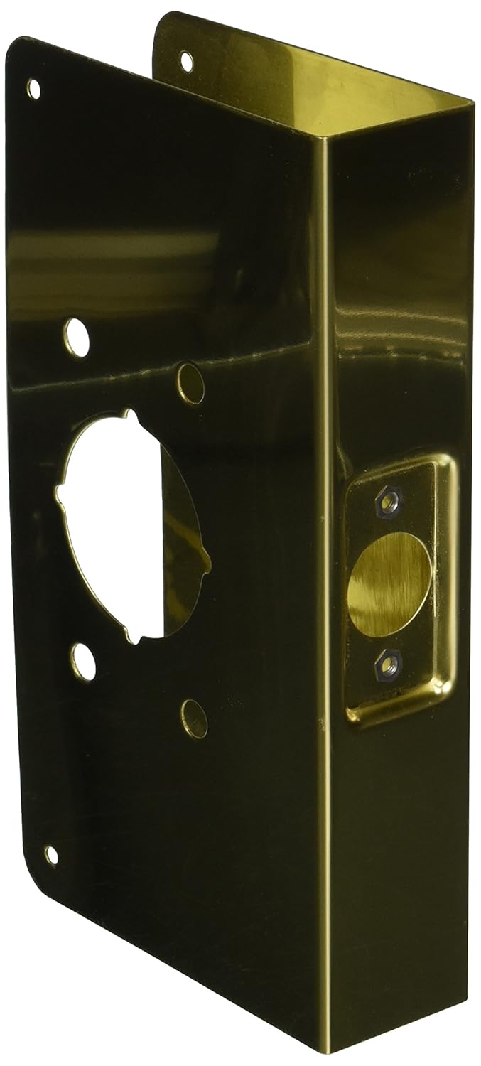 DonJo 4500CW 22 Gauge Stainless Steel Mortise Lock WrapAround Plate