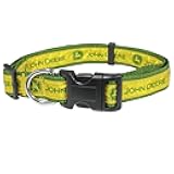Old Version - Pets First John Deere Pet Collar. Licensed Dog Collar, Small Collar for Dogs & Cats. A Shiny and Colorful Cat Collar & Dog Collar. Contractors & Fans of Tools, Team Color