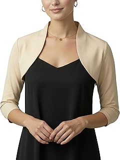 Tailored 3/4 Sleeve Bolero