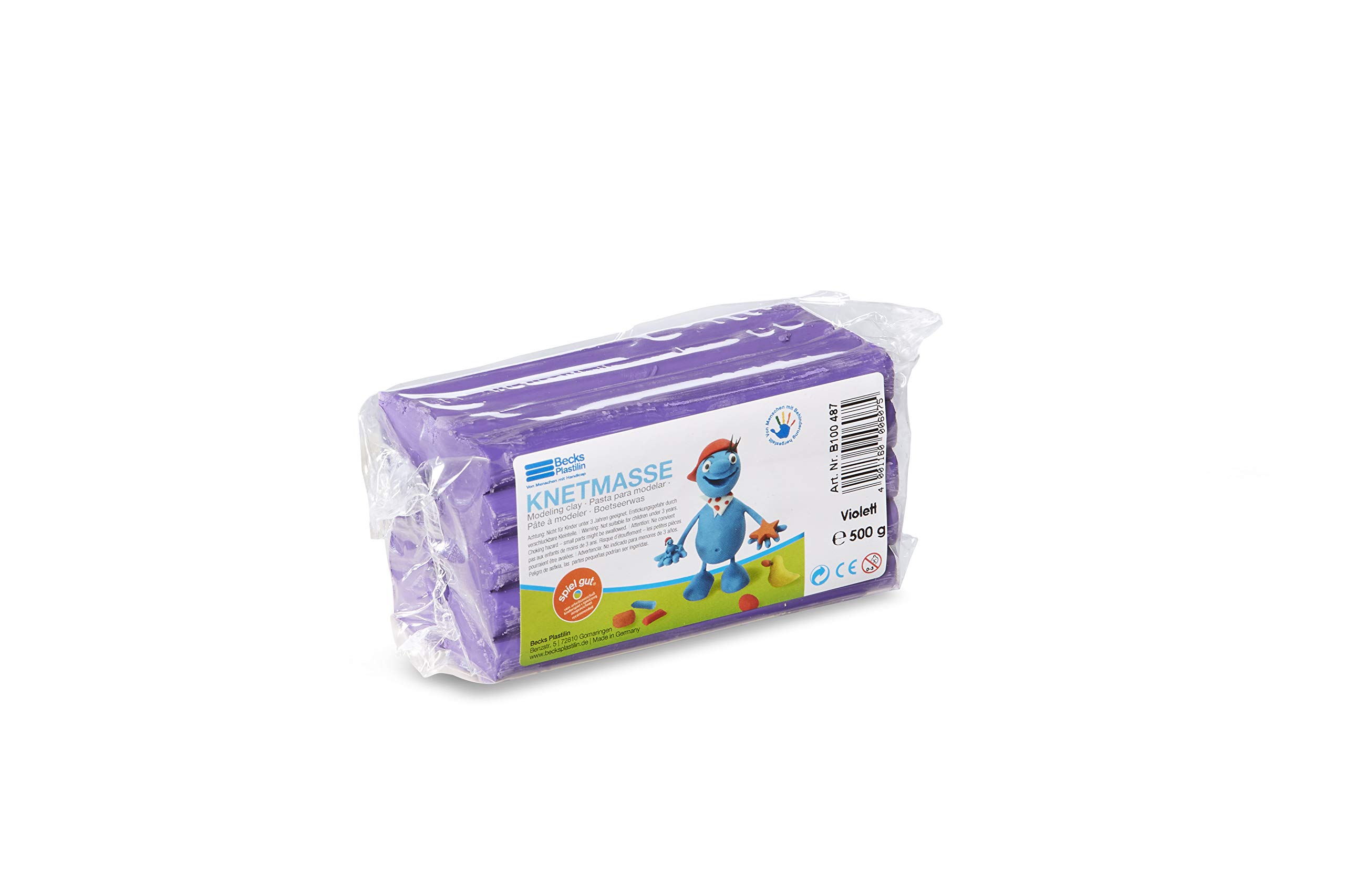 Becks Plastilin B100487 - Plastilina, Color Morado
