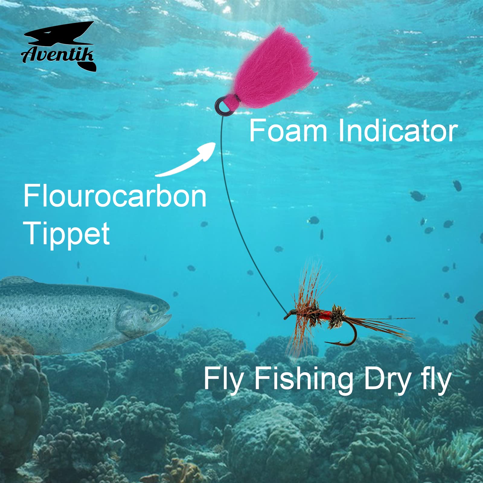 Amazon | Aventik ストライクインジケーター 糸 3色 3サイズ 手