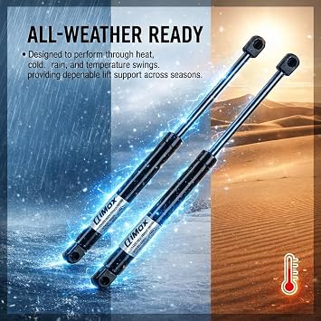 Qty (2) QiMox Replace LC346882 995451 RV Camper Awning Lift Supports 18.03 Inch Shocks Struts
