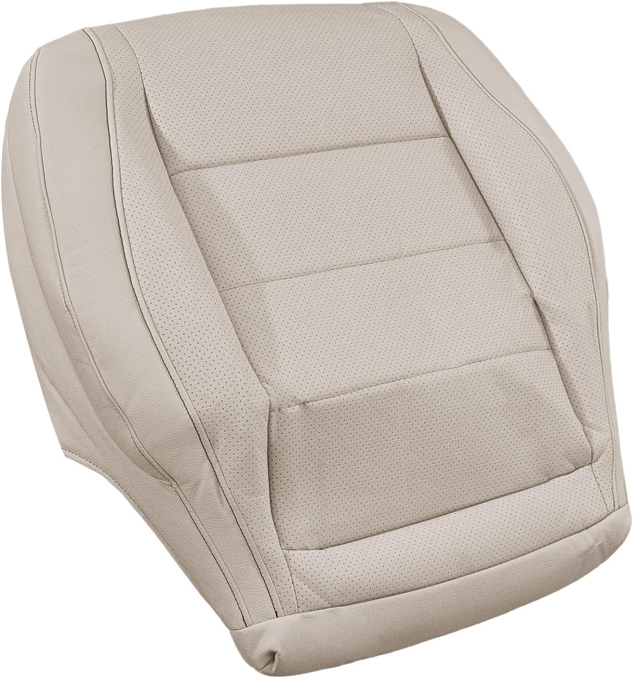 Driver Side Bottom Perforated Seat Cover Replacement Fits for Mercedes-Benz GLE350 GLE450 2020-2024 Tan