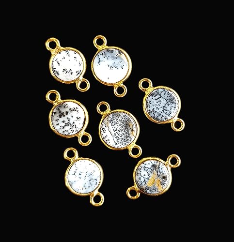 Miniatura 7 de Conectores de piedras preciosas naturales para la fabricación de joyas, encantos de piedras preciosas para collares de joyas de bricolaje, pulseras,