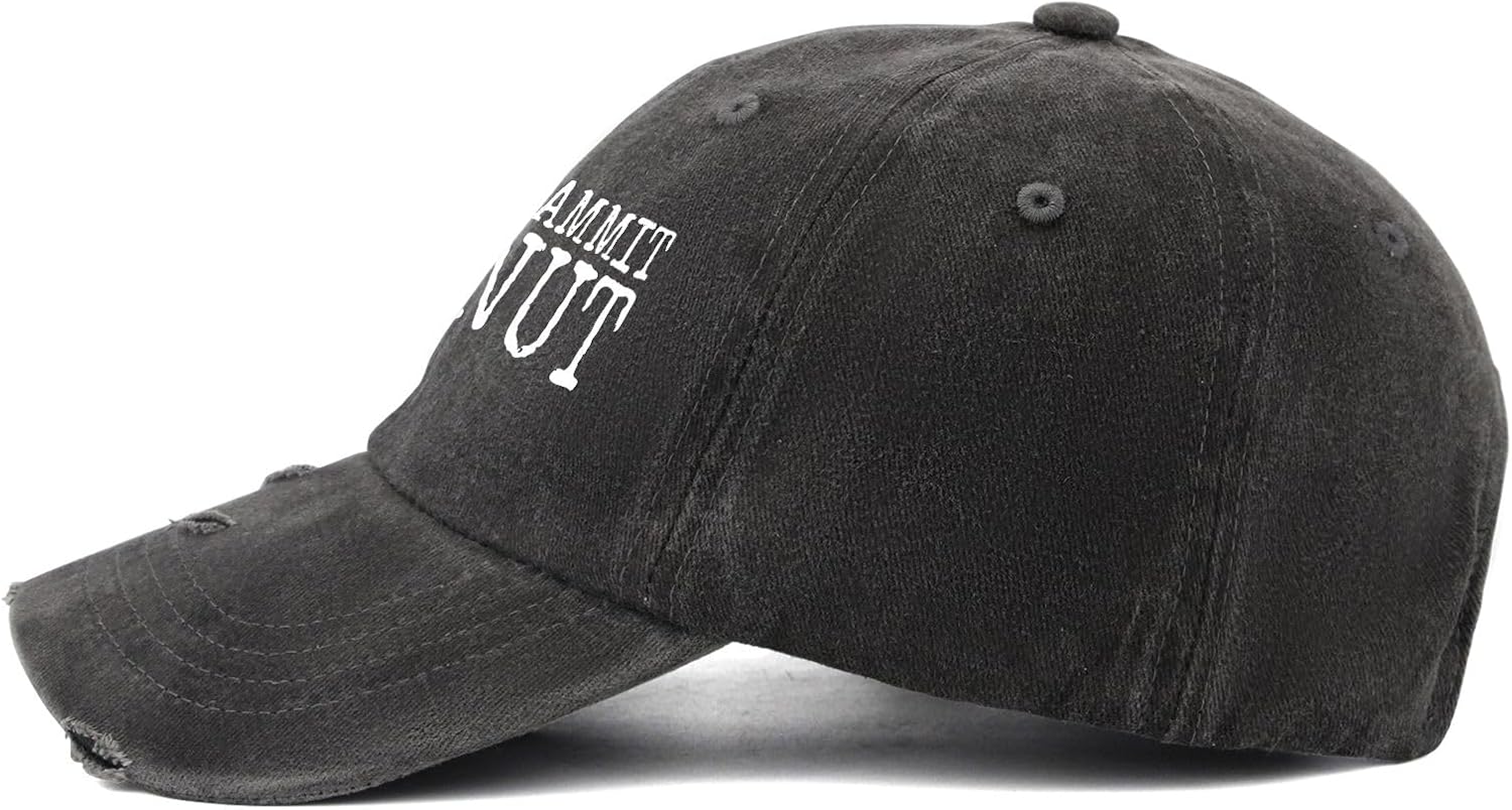 God Dammit Donut Hat for Men Funny Dad Hats Gifts for Men