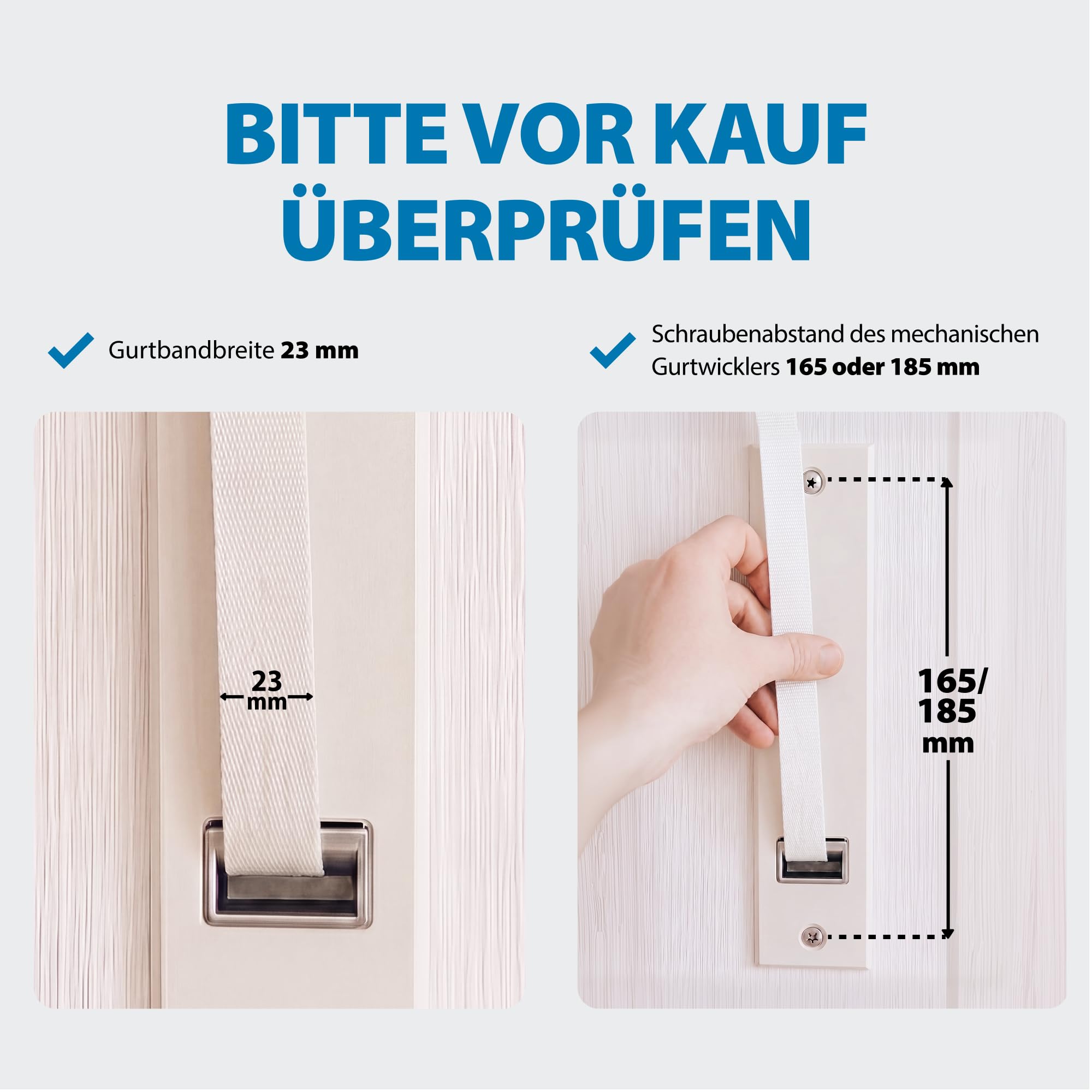 Rademacher RolloTron DECT 1213, für AVM Fritz!Box,inkl. 4m Gurtband (23mm)