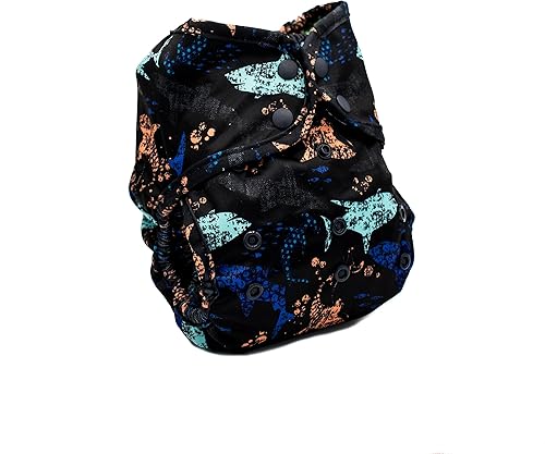 Miniatura 12 de Funda para pañales de tela con botones - Snap Super One Size (12-40lbs), Jane Jane,Anclado,Rosa