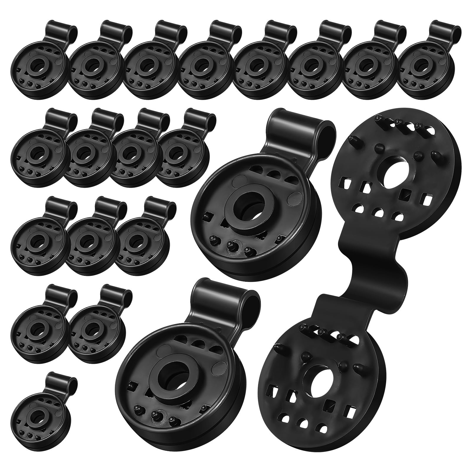 Toile d'ombrage de jardin stable au vent avec les 50 clips en plastique Mipcase durable