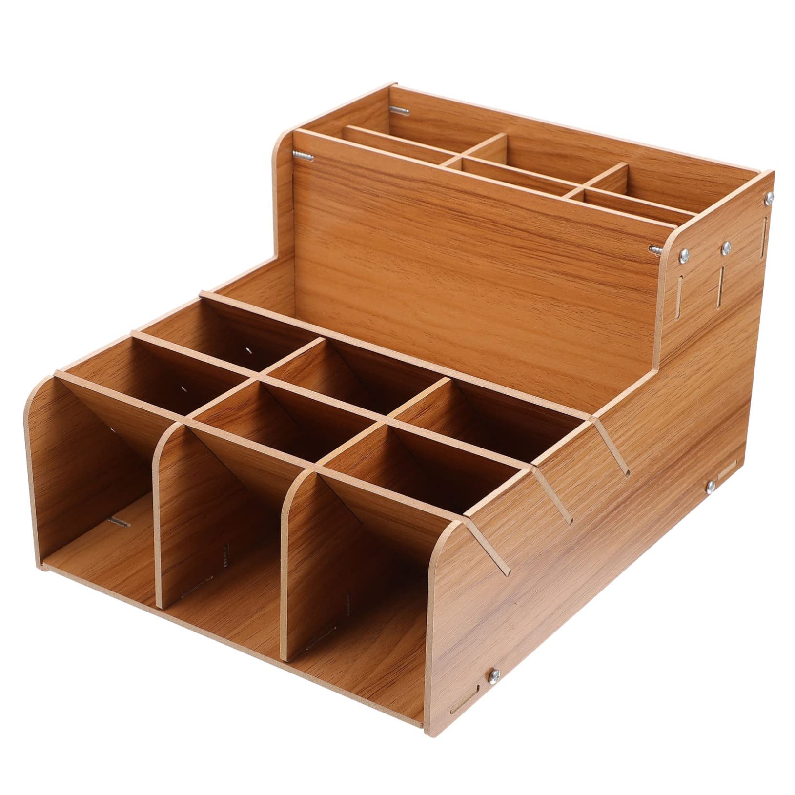 Étagère de table cerisier pour un espace de travail à la maison ordonné et productif