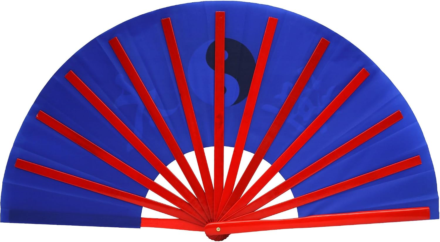 ZooBoo Chinese Tai Chi Fan Set of 2 Left Right Hand Kung Fu Performance Fans | Traditional Kung Fu Performance Fan for Dance, Martial Arts, and Meditation (Pair)