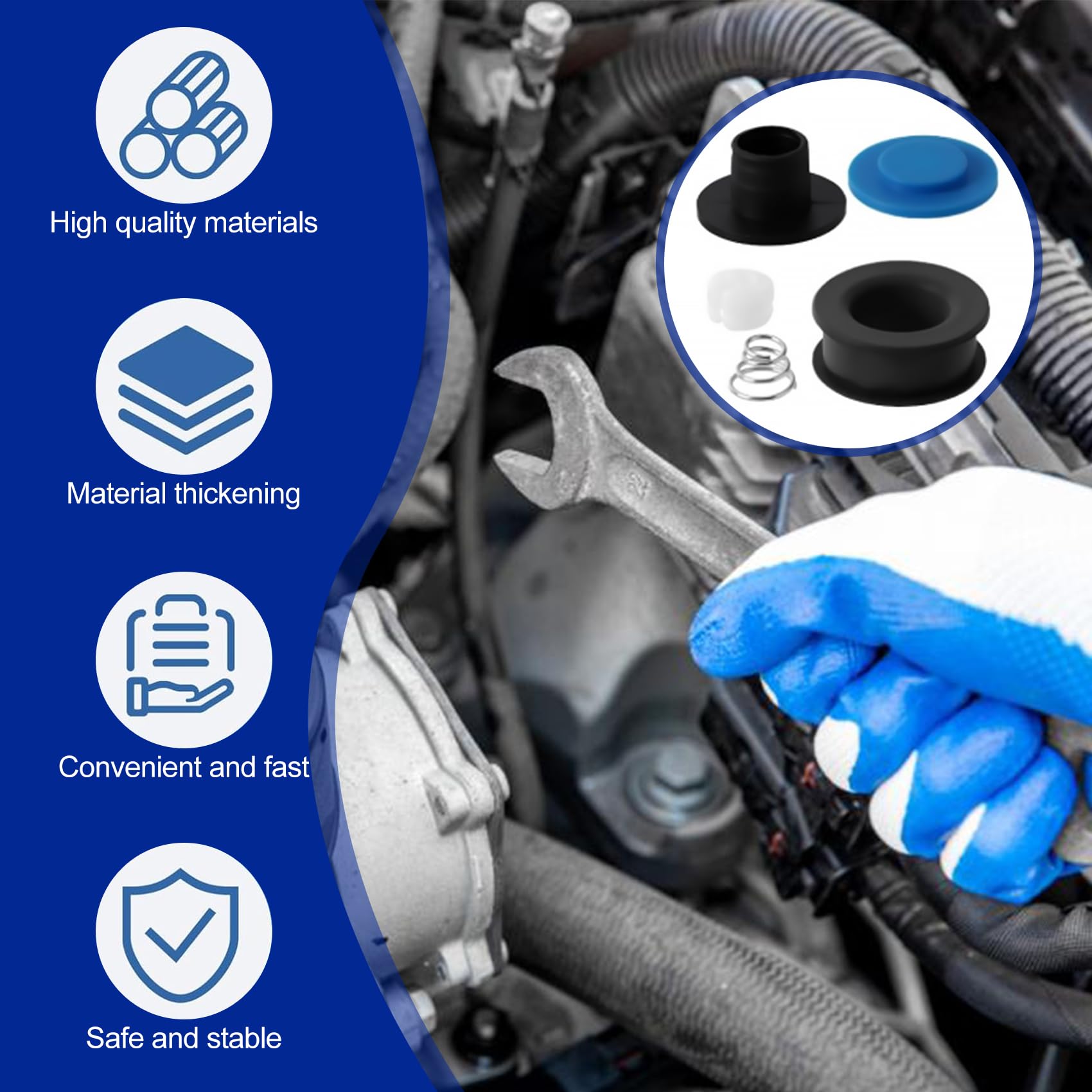 Alrens Pièces de boîte de vitesses pour voiture, Câble de levier de vitesse, Manchon de fixation, Boucle de fixation, pour Fusion C-Max, Opel Insignia, Vauxhall Astra J, Mokka, Connecteur de pivot