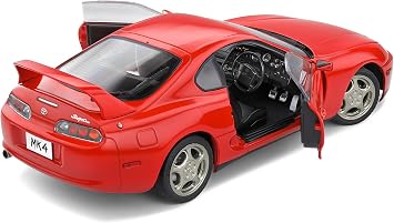 Solido S1807601 1:18 1993 Toyota Supra Mk.4 (A80) -Renaissance Red Collectible Miniature car