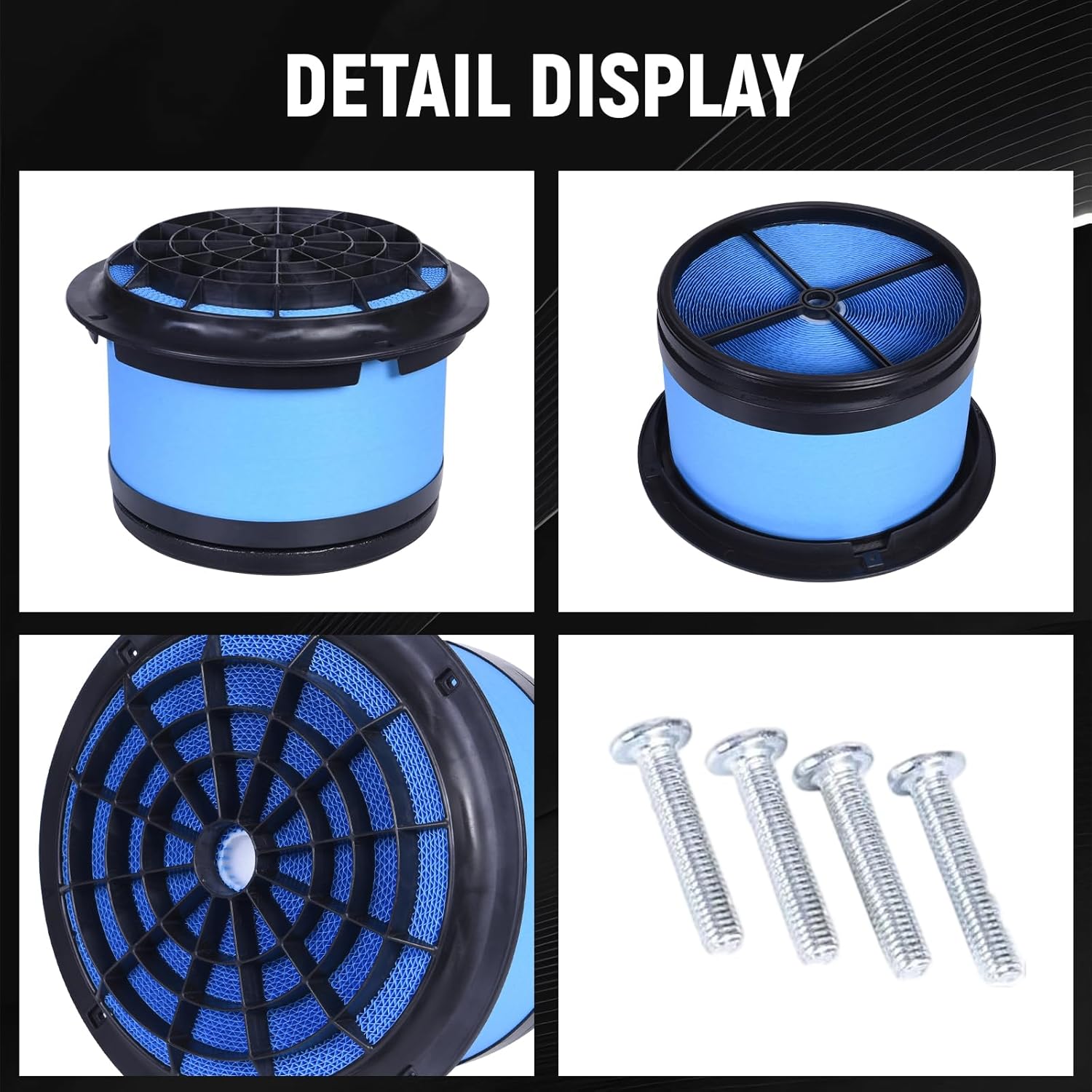 CA30132 Engine Air Filter Compatible with 2012-2020 Freightliner Western Star 114SD 4700SB 4700SF Replaces 500925 WA10925 P634517