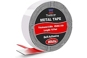 Thaibear Metal Tape for Magnets - Strongest Self Adhesive Magnetic Tape