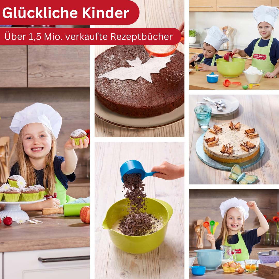 Kinderleichte Becherküche - Kreative Motivkuche (Band 8): Backset inkl. 5 farbigen Messbechern, Mit Motivkuchen für jede Jahreszeit, Original aus "Die ... und Kochen für Kinder ab 3 Jahren, Band 8)