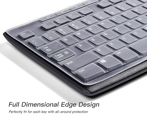 Miniatura 2 de CaseBuy Logitech MK270 MK295 - Funda para teclado inalámbrico y teclado Logitech K200 K260 K270 MK200 MK260 (transparente)