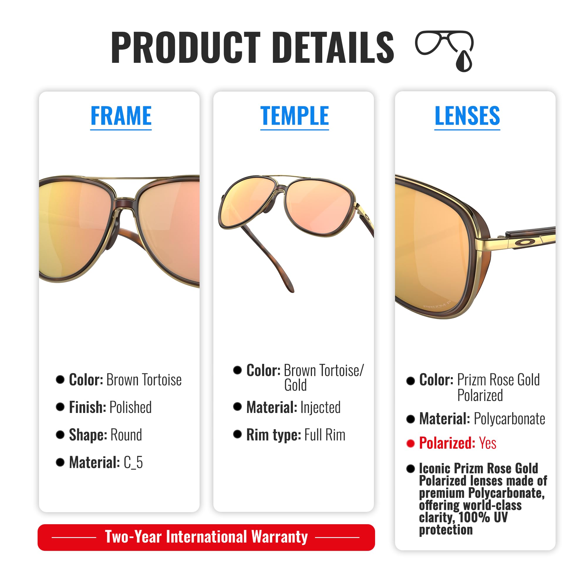 OAKLEY SPLIT TIME OO4129 okulary przeciwsłoneczne w kształcie pilota z oficjalnym zestawem okularów