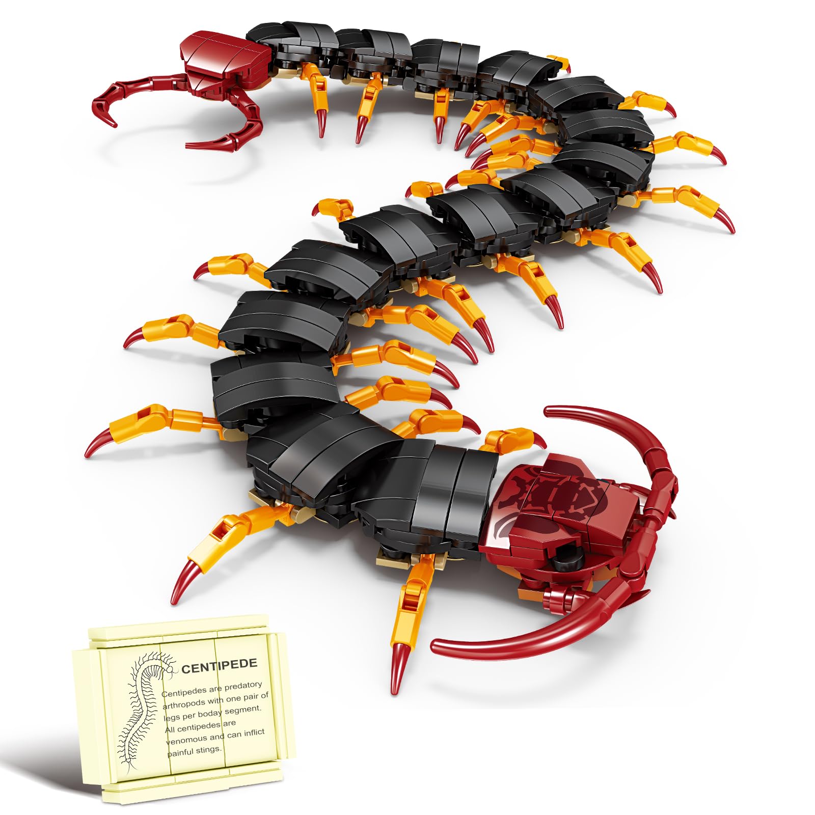 Amazon.com: KAZI Wild Animals Centipede Toy Building Set - Animal