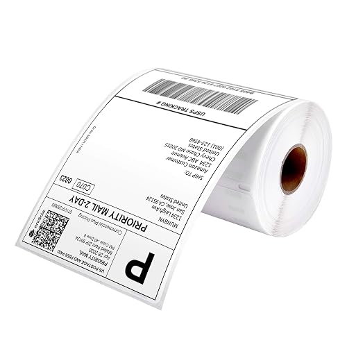 MUNBYN 4"x6" Thermal Printer Label, Shipping Labels, 220 Sheets/Roll | Compatible with Rollo, Jadens, Nelko, 4XL 1744907,1755120, No BPA and BPS, Print Clear and Sharp, Strong Adhesive