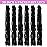 6 Packs 30 Inch Soft Locs Crochet Hair Pre Looped Faux Locs Crochet Braids Goddess Locs Dreadlocs Synthetic Hair For Black Women (1B, 30 Inch (Pack of 6))