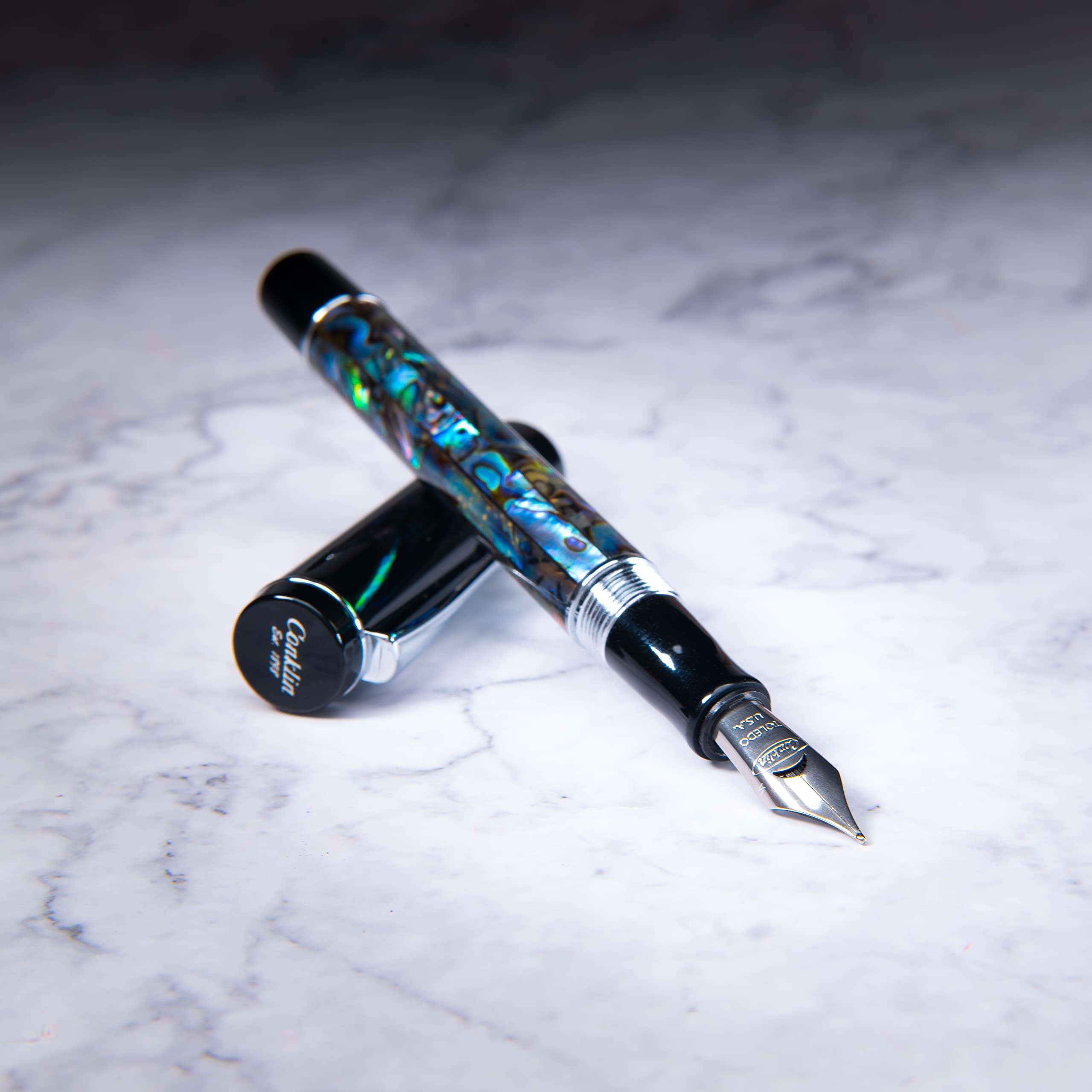 Amazon | Conklin Duragraph 万年筆 アワビナイト オムニフレックス
