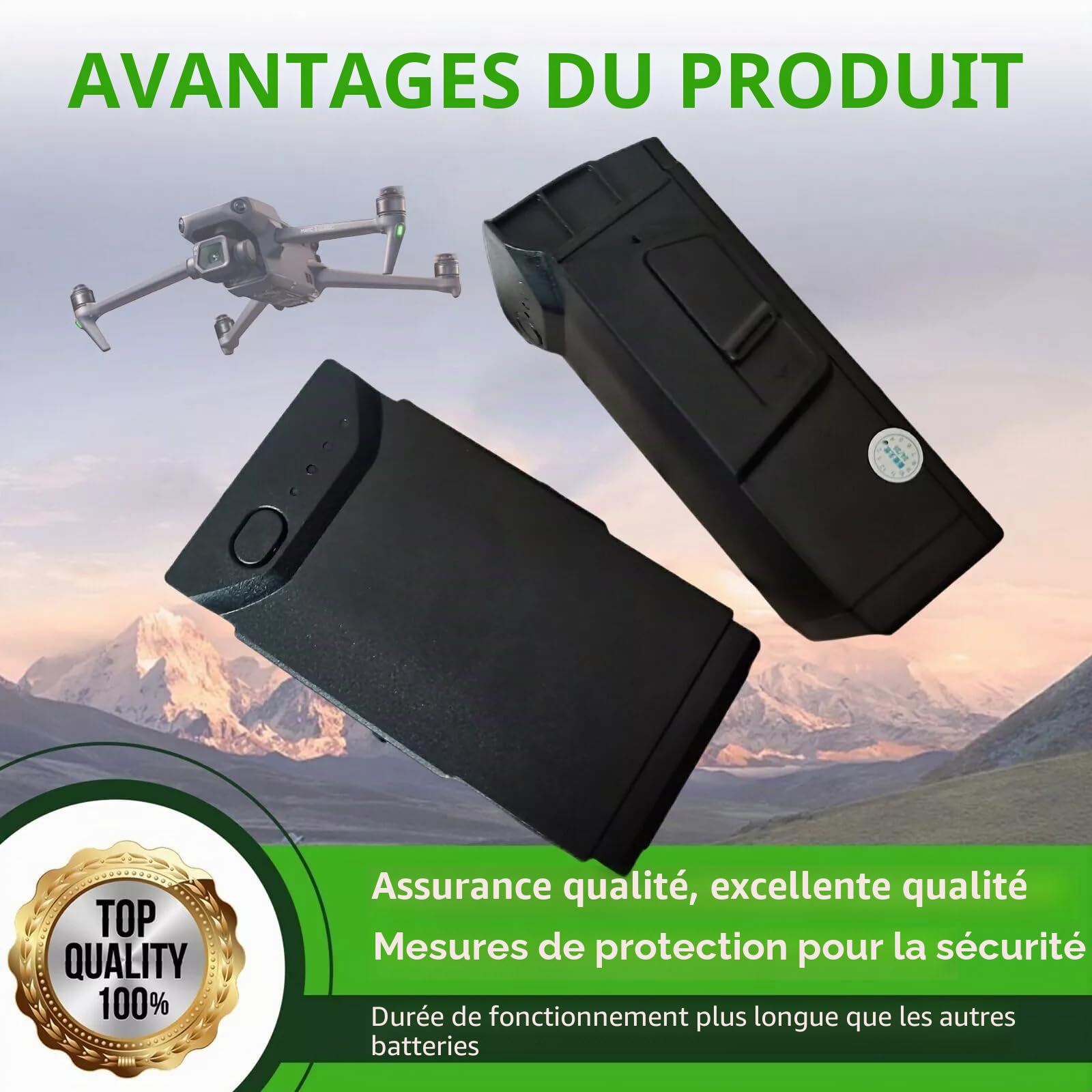 Batterie de vol intelligente pour Mavic Air 1 pour Mavic Air Part 1 Drone Batterie de vol intelligente (MavicAir 1)