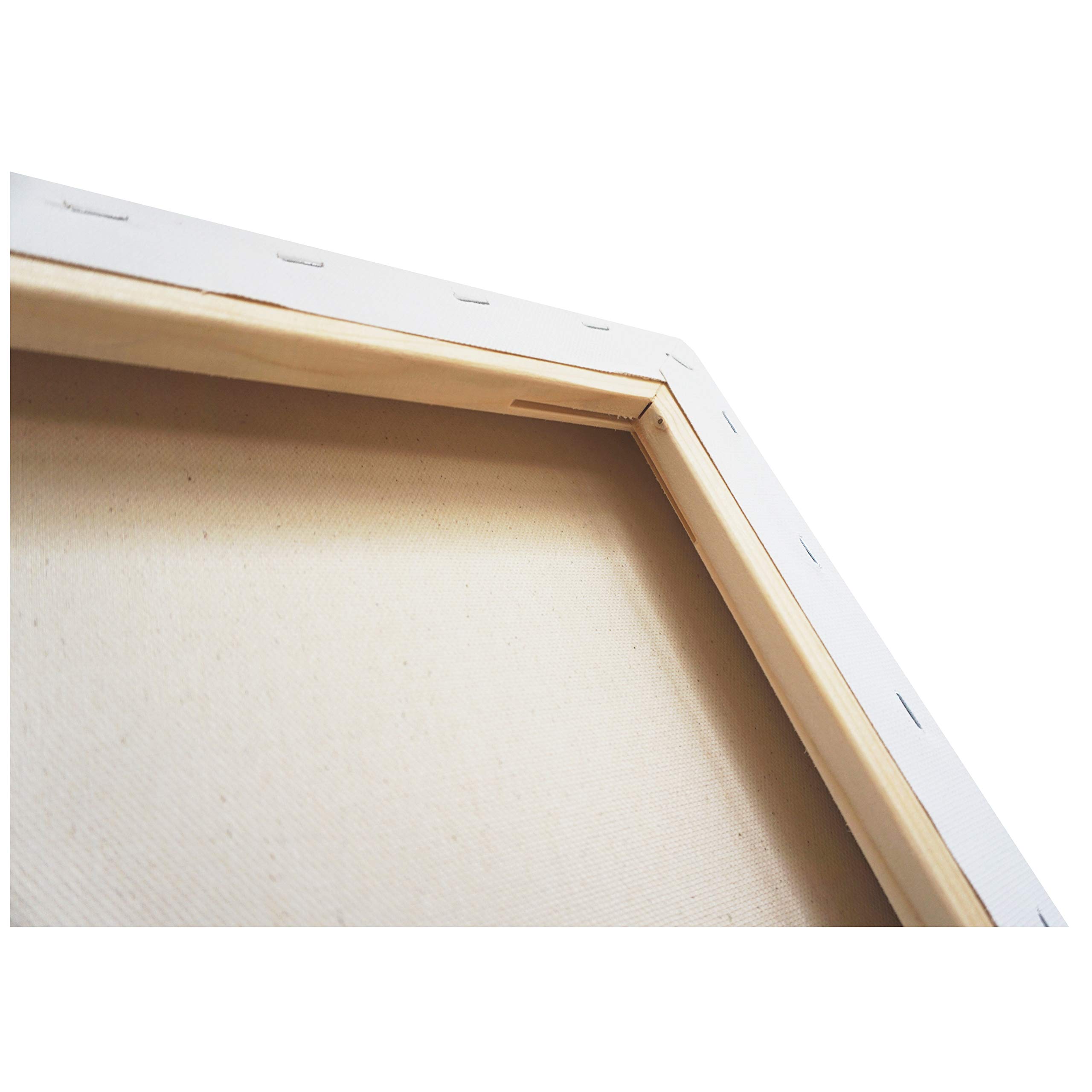 Eono Stretched Canvas Chunky 60 cm x 50 cm Blank 100% Baumwolle