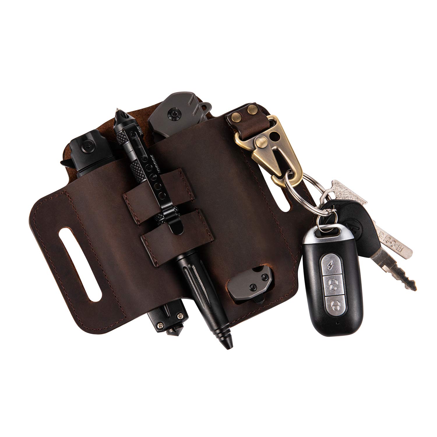 Keypster EDC Leather Sheath for Leatherman multitools,Key holder belt ...