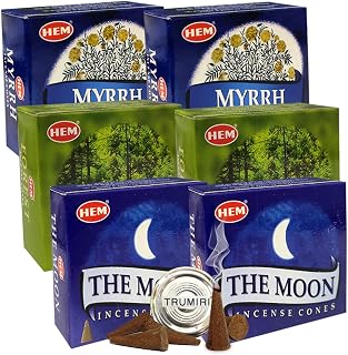 Forest The Moon Incense Cones & Holder Bundle Variety Pack from Hem Trumiri Insense Inscents Insencents Insence
