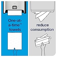 Vista 8 de Dispensador de Rollos de Toallas de Mano Tork Matic con Sensor Intuition, Acero Inoxidable, Imagen, H1, Dispensación de Una a la Vez - 461202