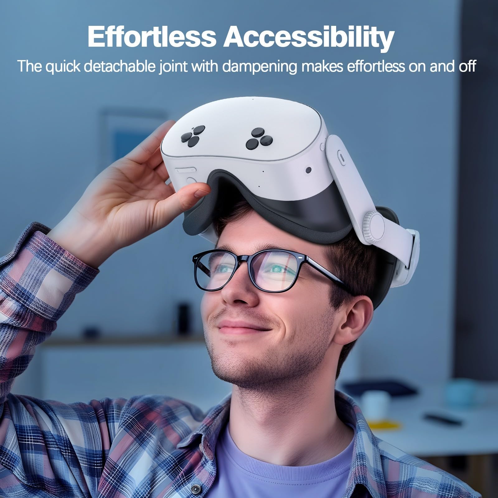Sangles de tête de rechange pour 2/3/3S VRs - Accessoires réglables - Réduit la pression pour casques